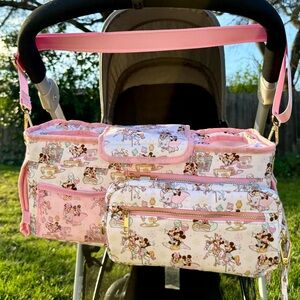 Mickey & Minnie Stroller Caddy NEW